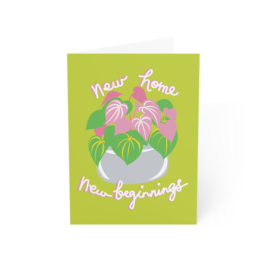 Greeting Cards - New Home New Beginnings