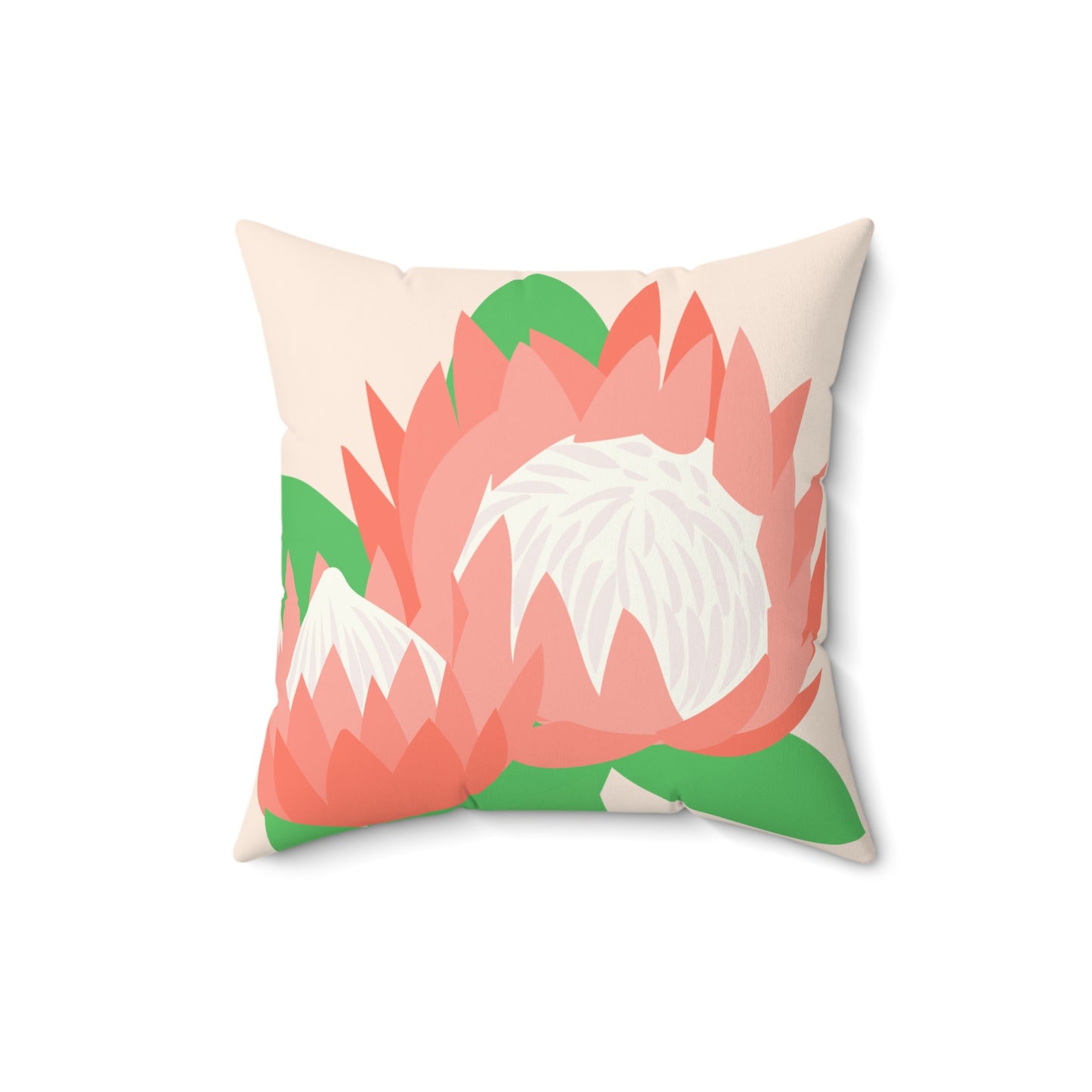 King Protea Spun Polyester Square Pillow