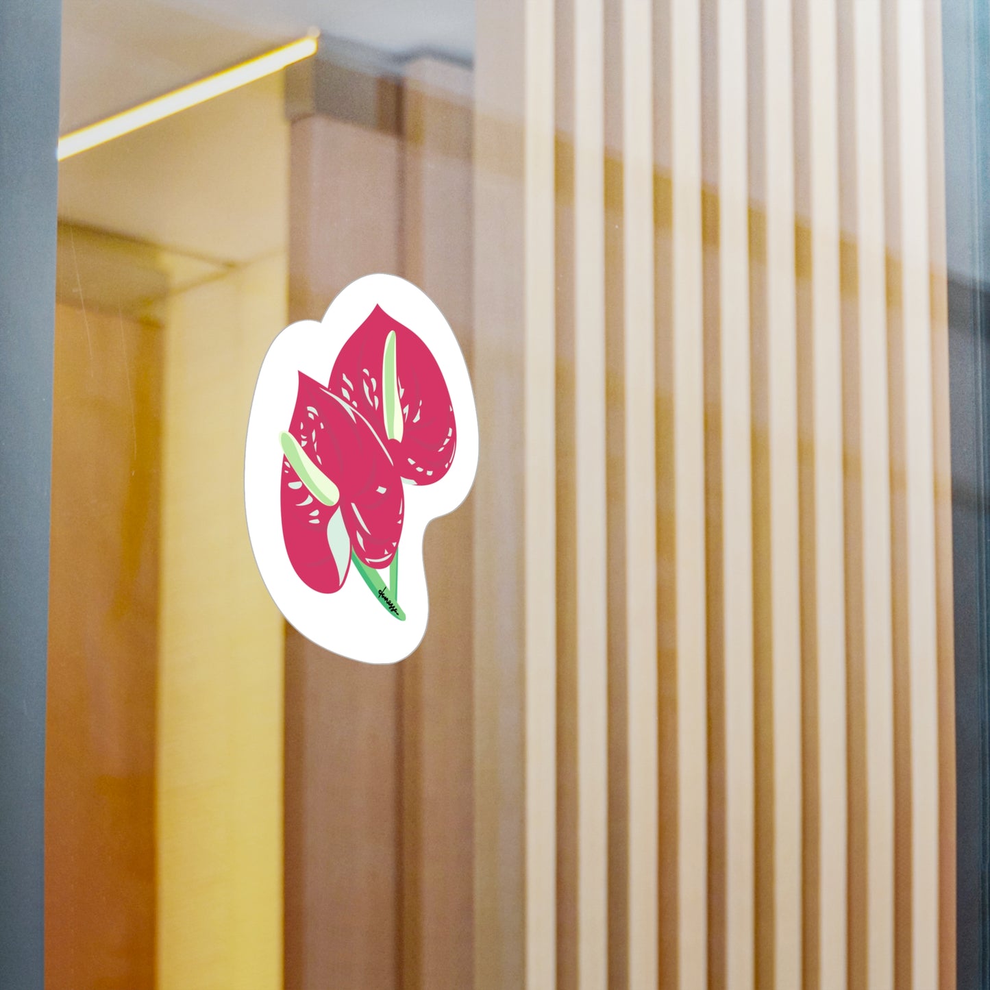 Anthurium Decal Sticker