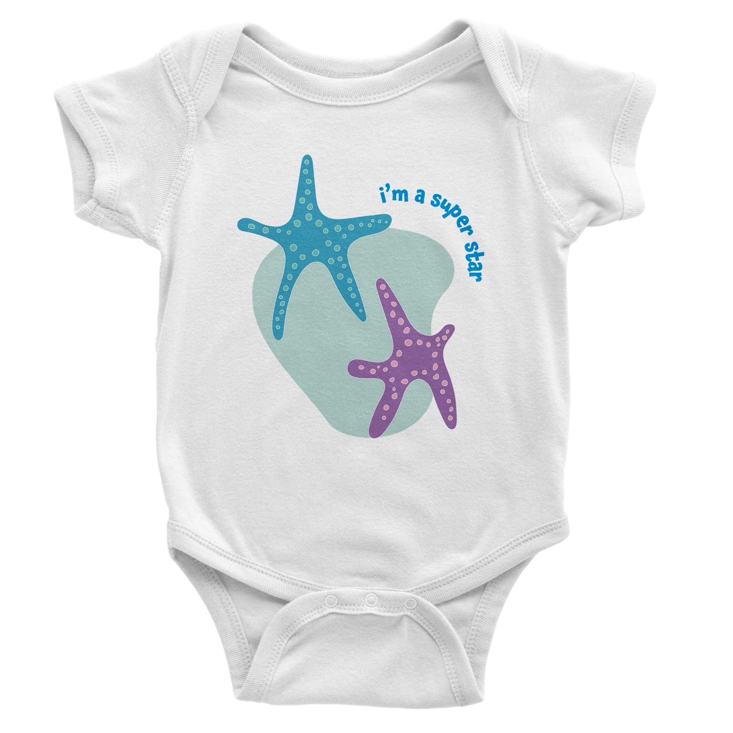 Super Star Baby Short Sleeve Bodysuit