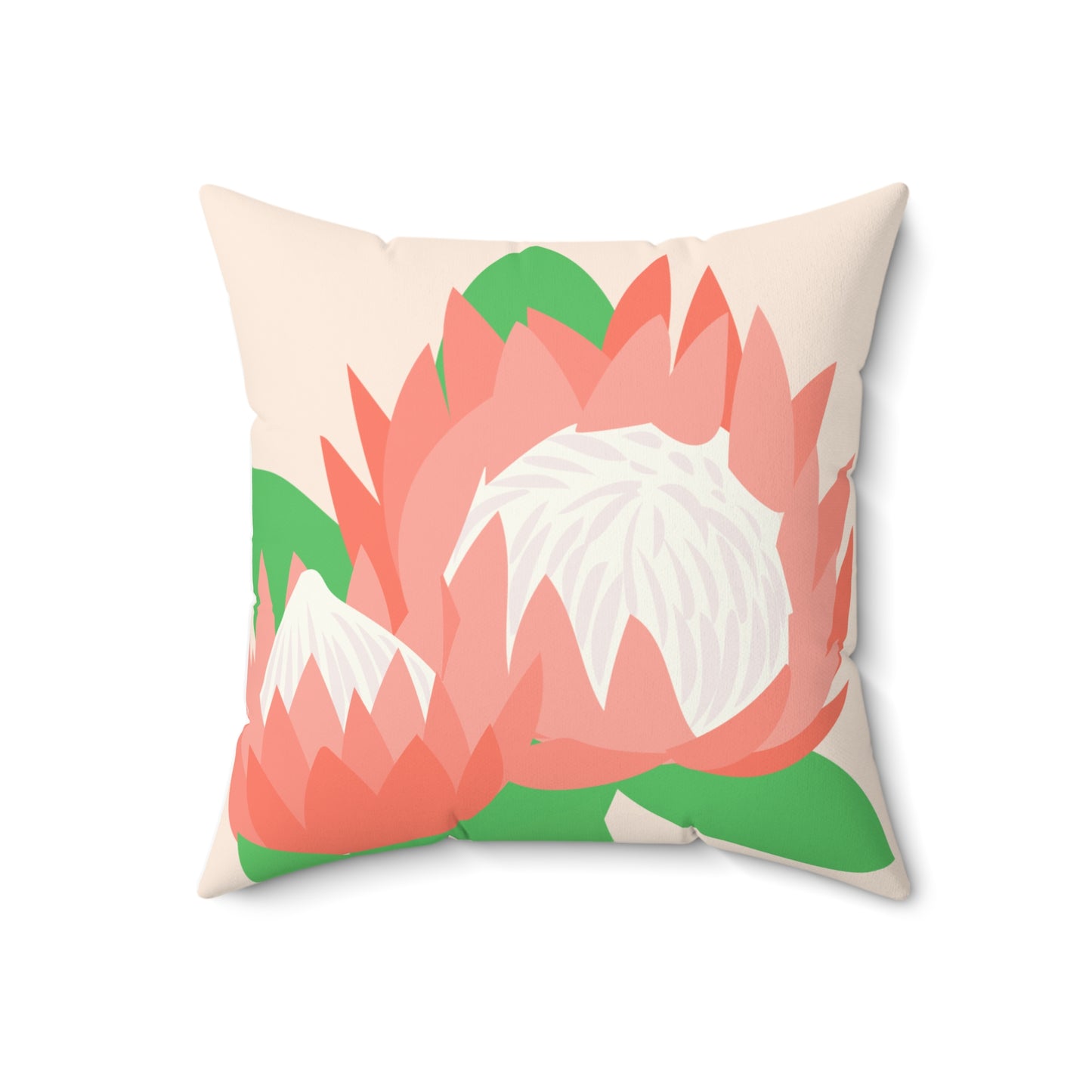 King Protea Spun Polyester Square Pillow