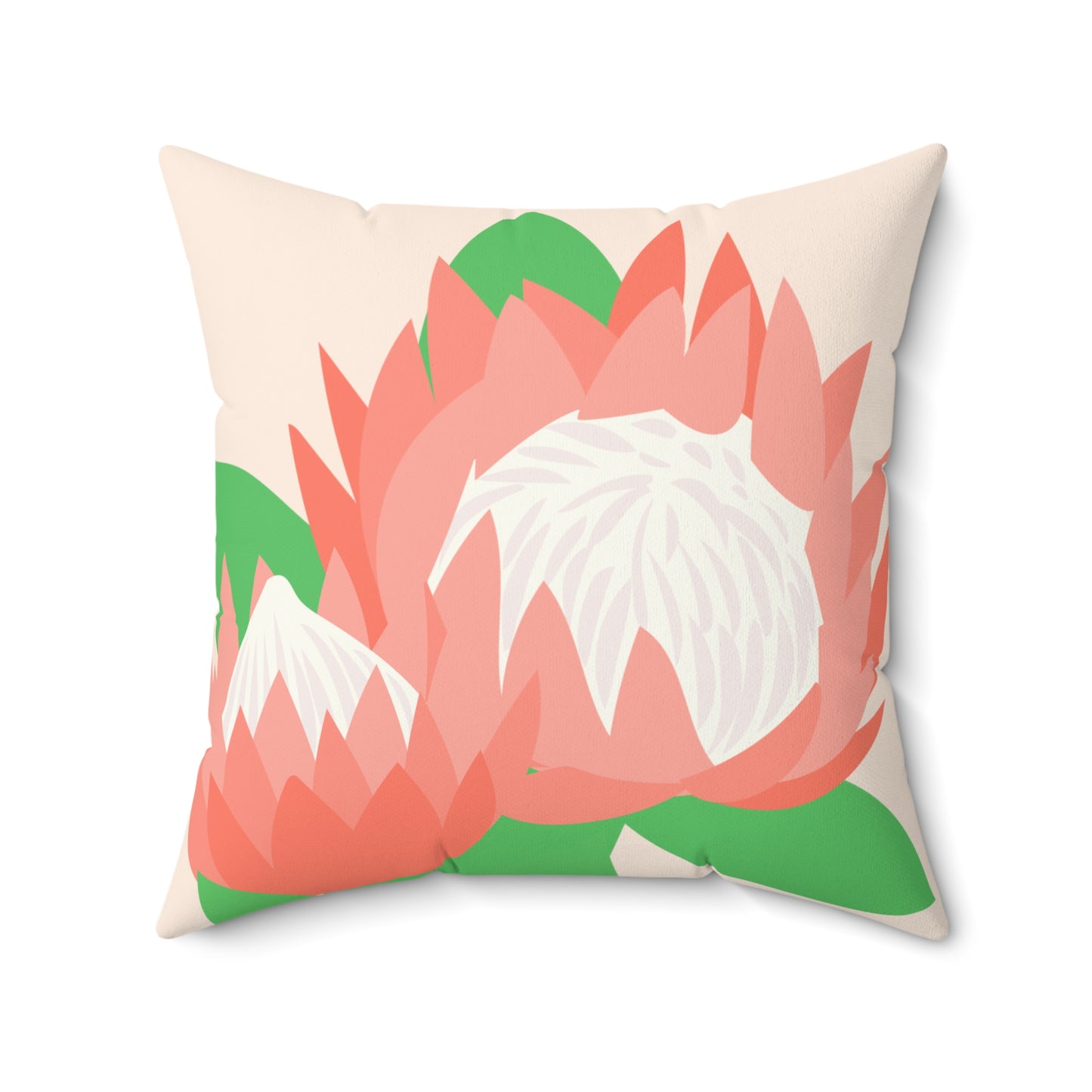 King Protea Spun Polyester Square Pillow
