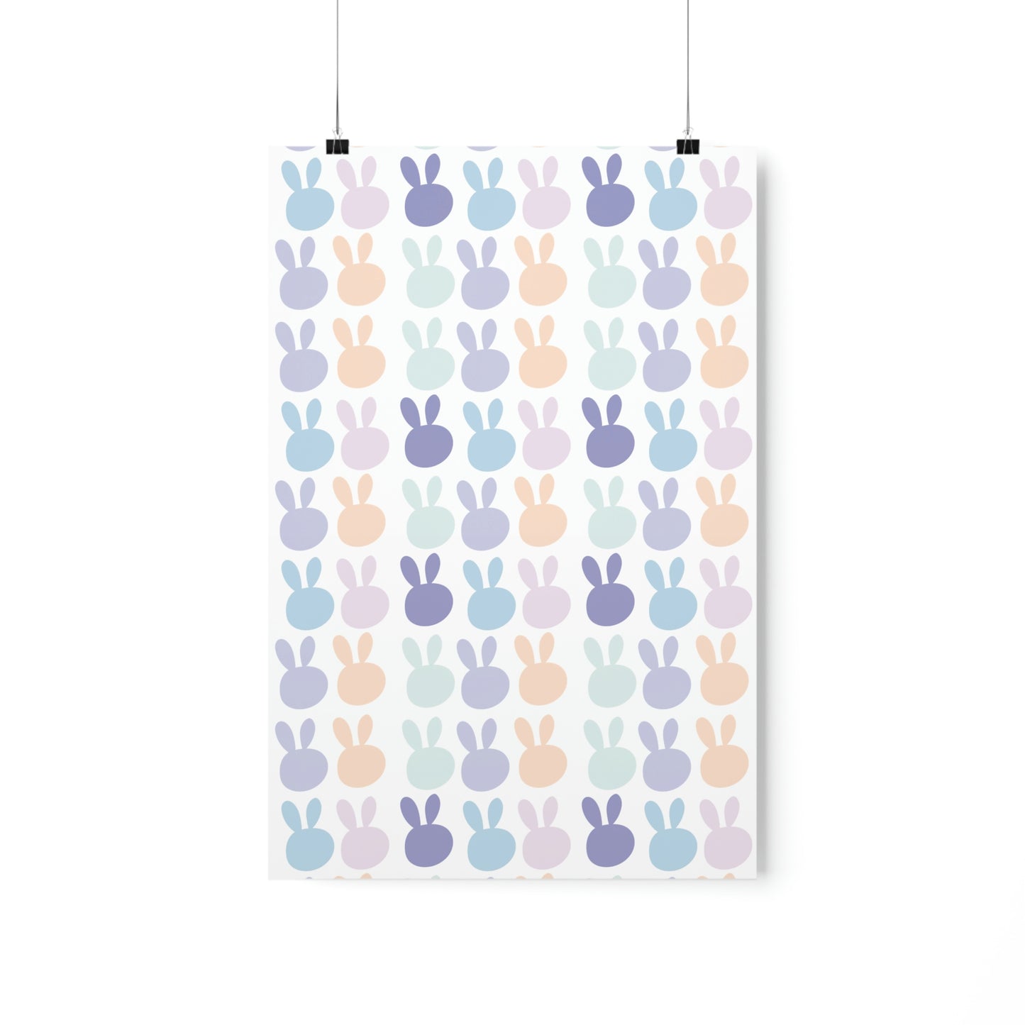 Purple Bunndles of Joy Poster Print