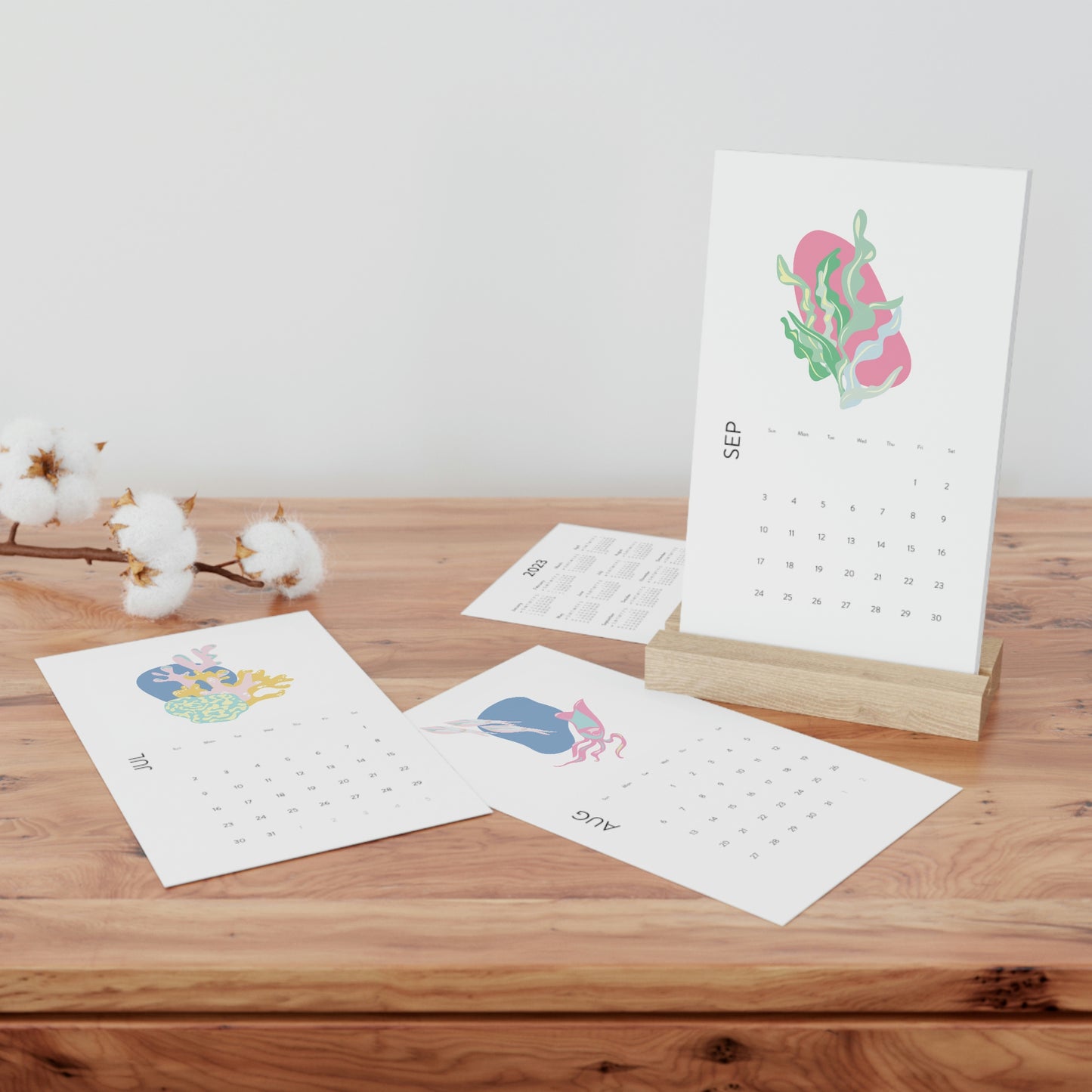 DANESSA Vertical Desk Calendar (2023)