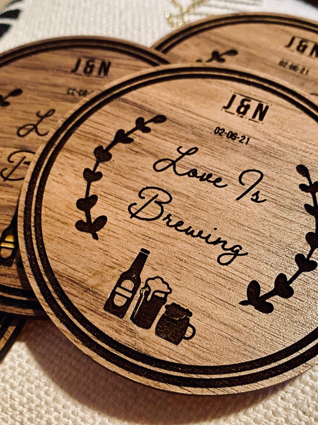 Custom Wood Coasters