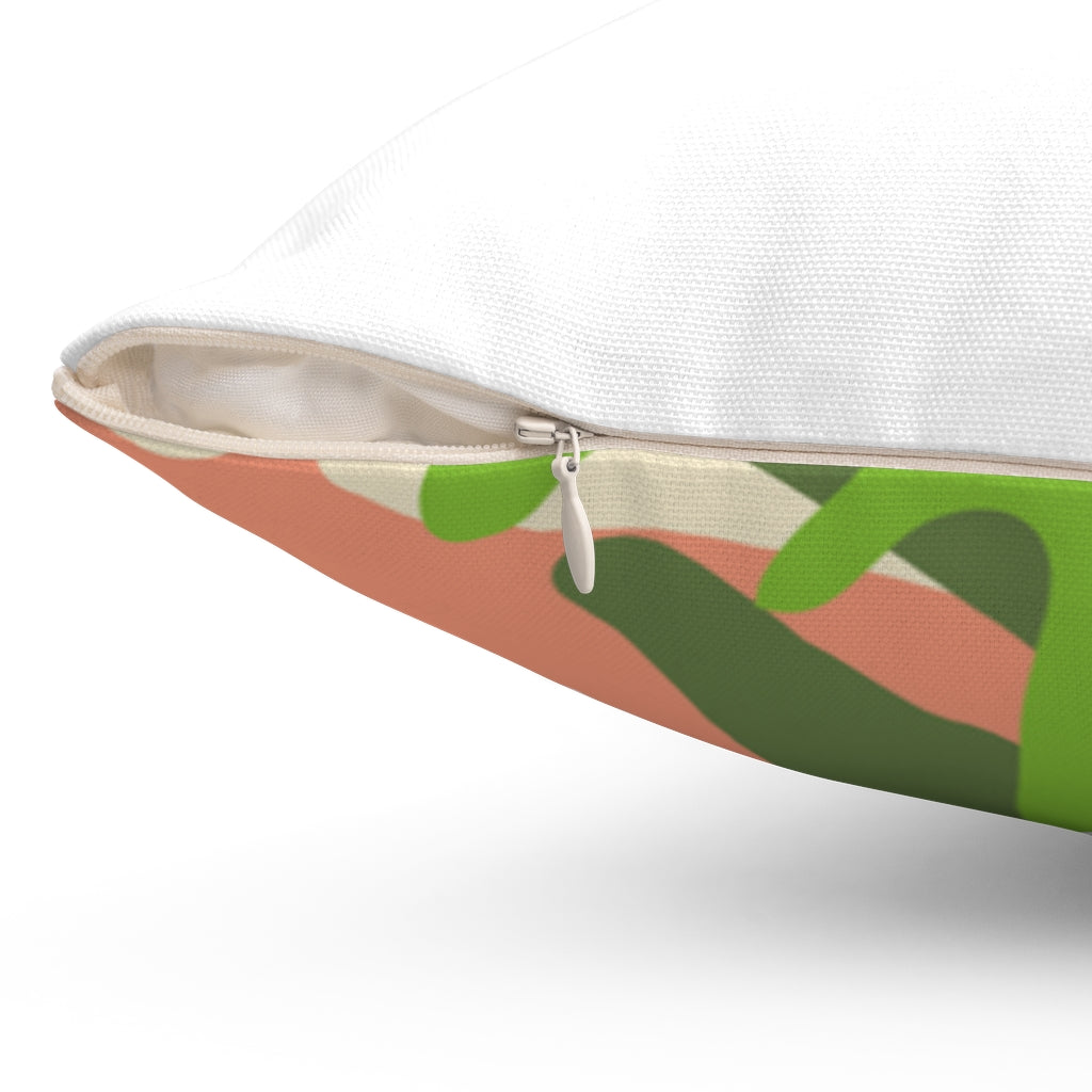 Leafy Throw Pillow