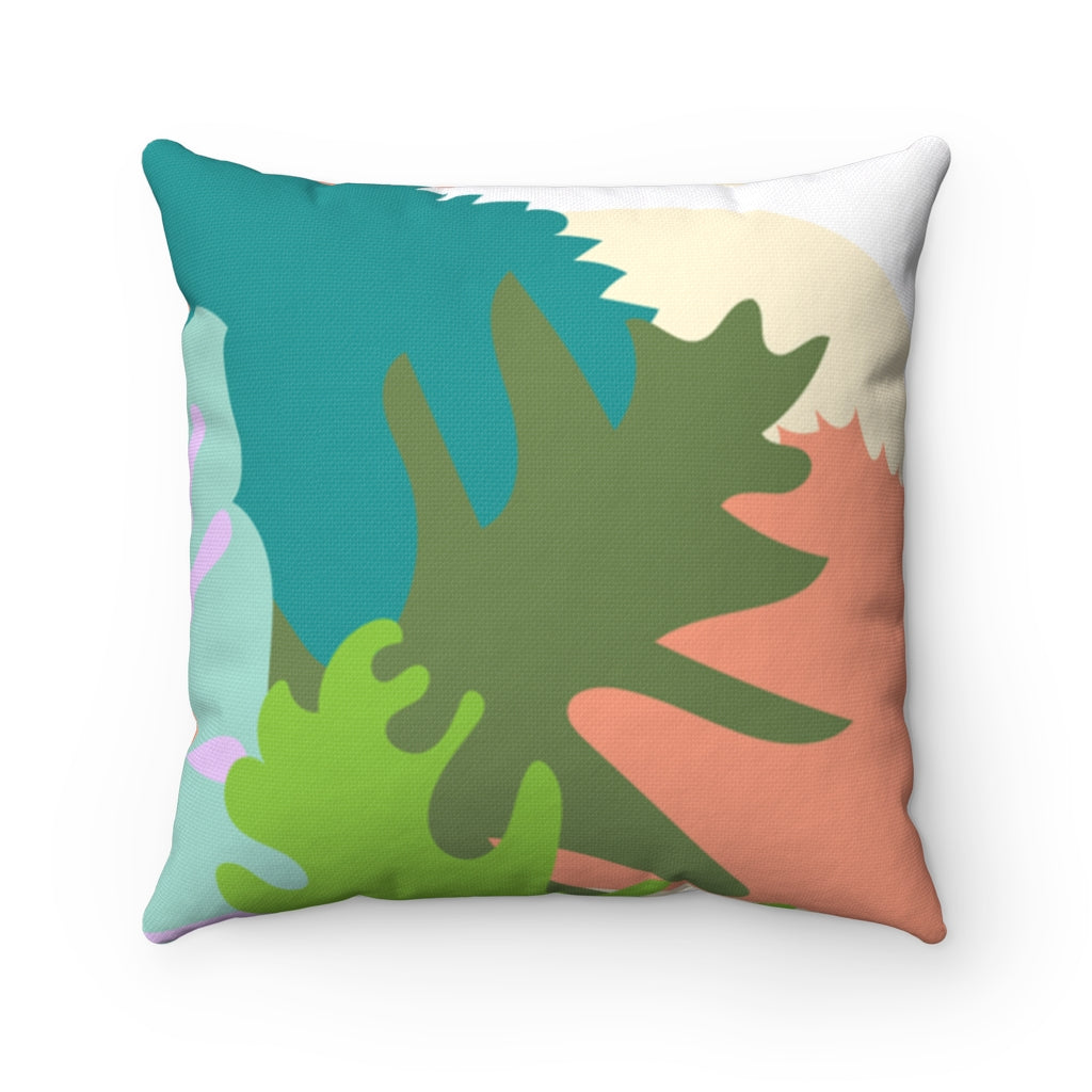 Leafy Throw Pillow