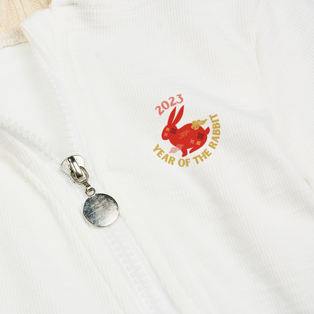 2023 Lunar New Year Bunny Baby Jumpsuit