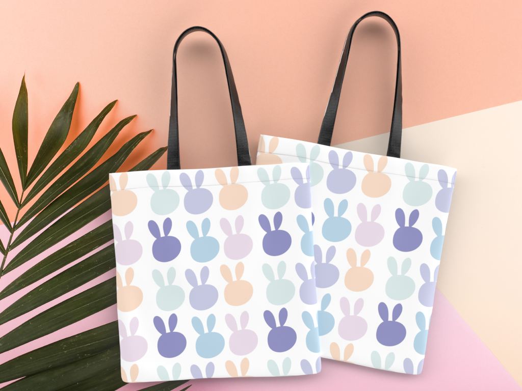 Purple Bunndles of Joy Tote Bag