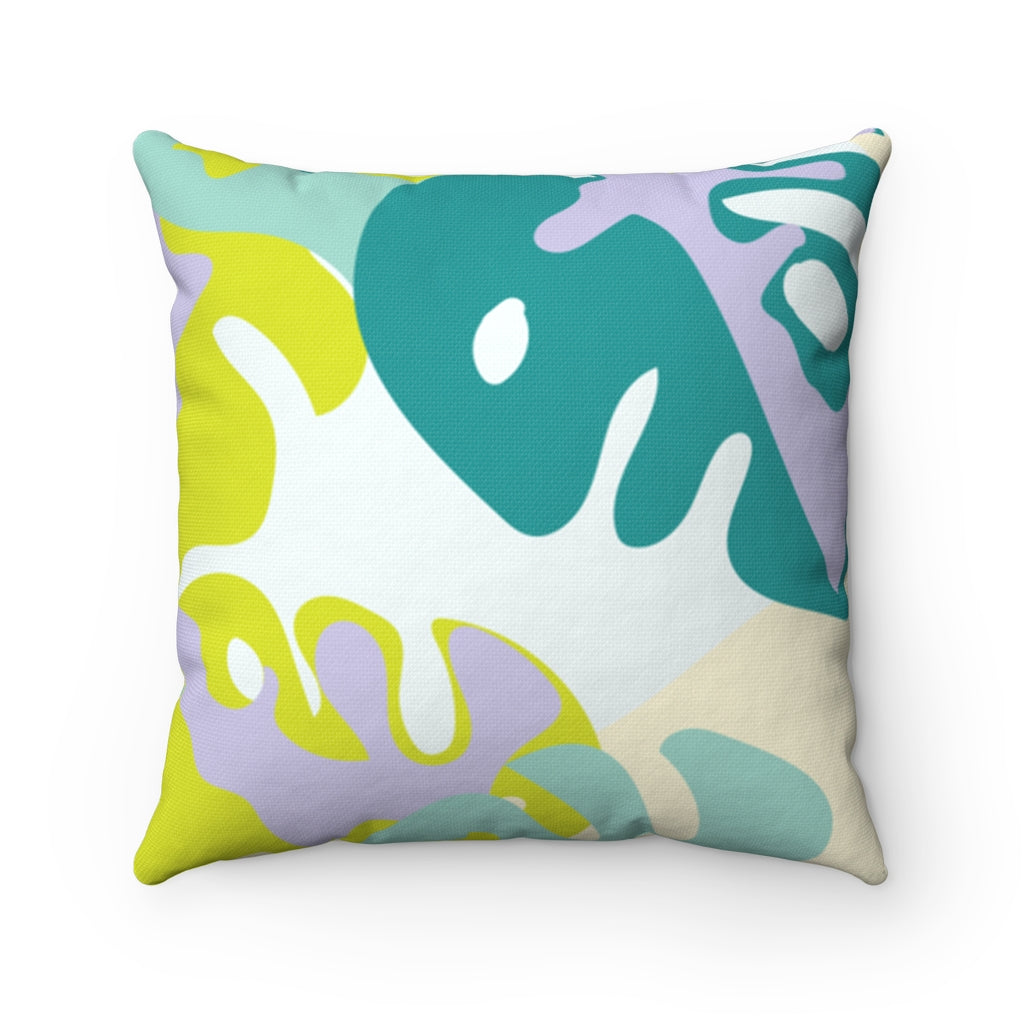 Monstera Throw Pillow
