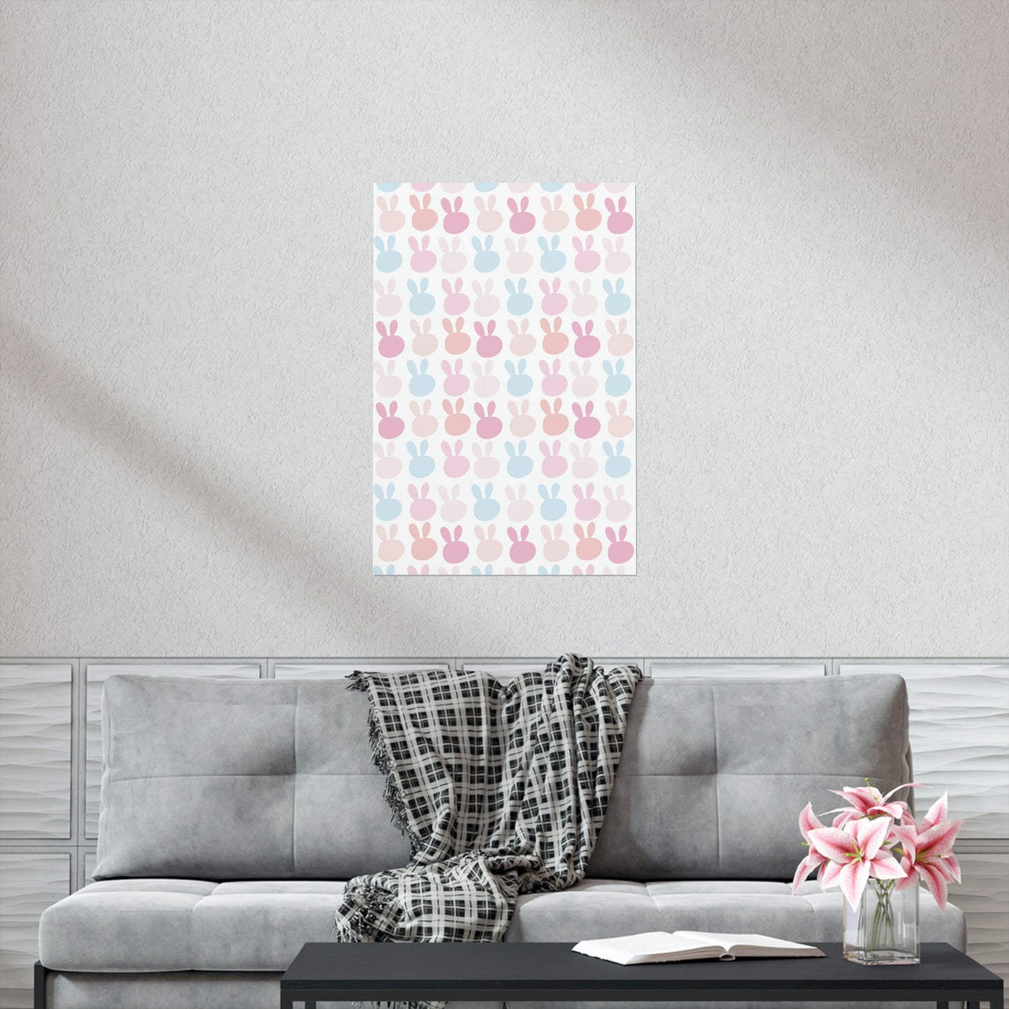 Pink Bunndles of Joy Poster Print