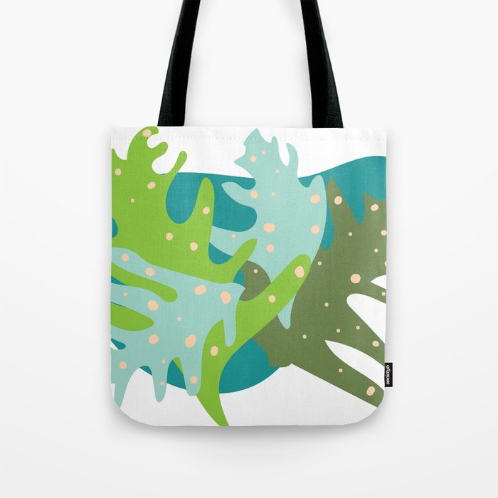 Tropical Plants Tote Bag