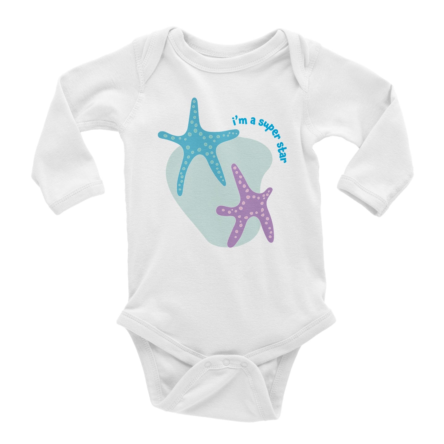 Super Star Baby Long Sleeve Bodysuit