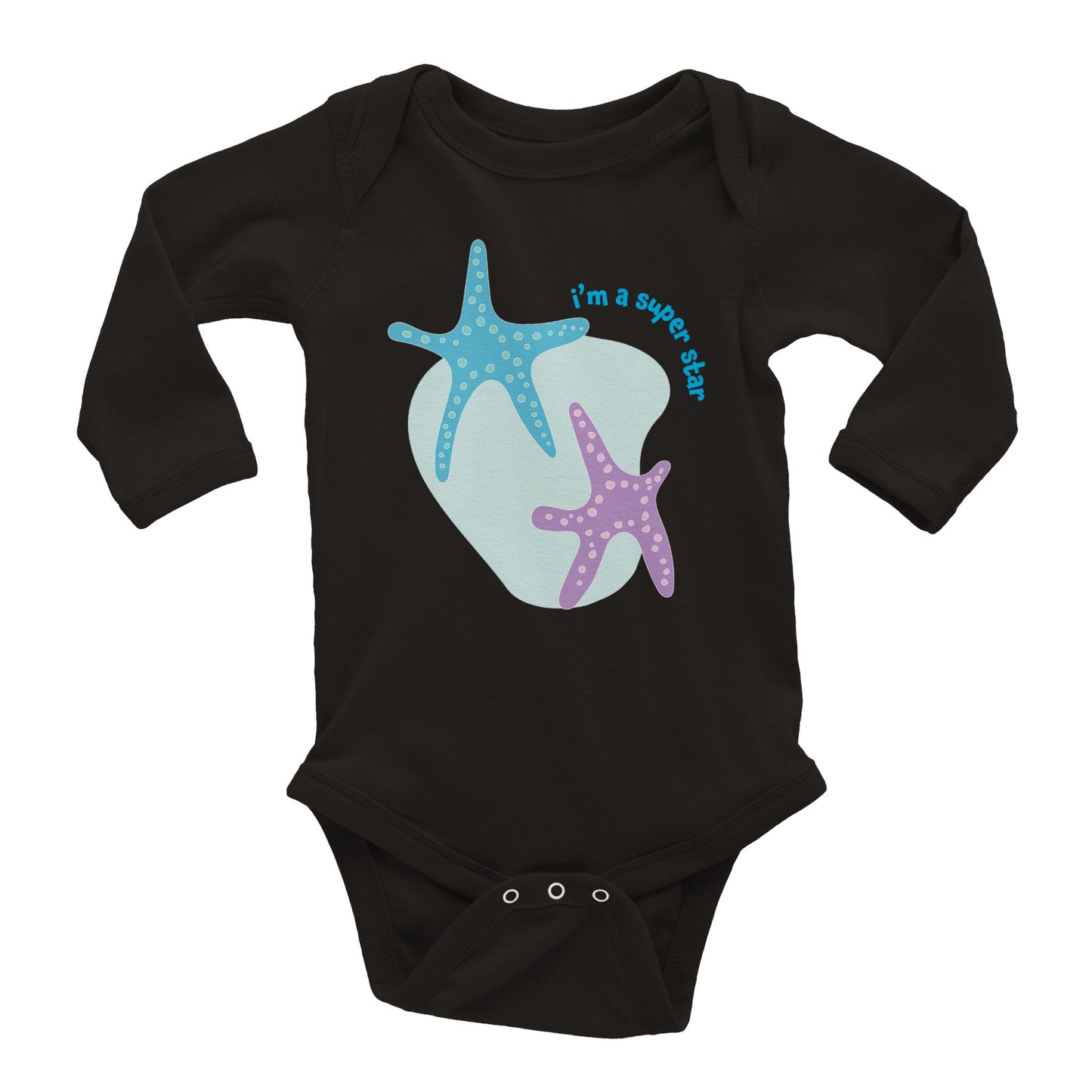 Super Star Baby Long Sleeve Bodysuit