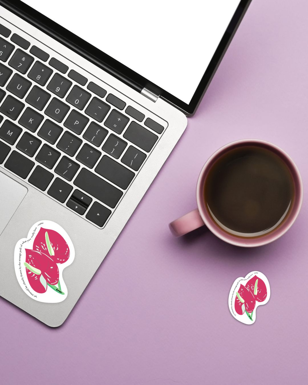 Anthurium Decal Sticker