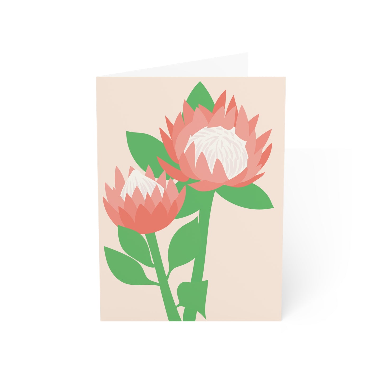 Tropical Flowers Greeting Cards - Protea 1, 10, 30, 50pcs