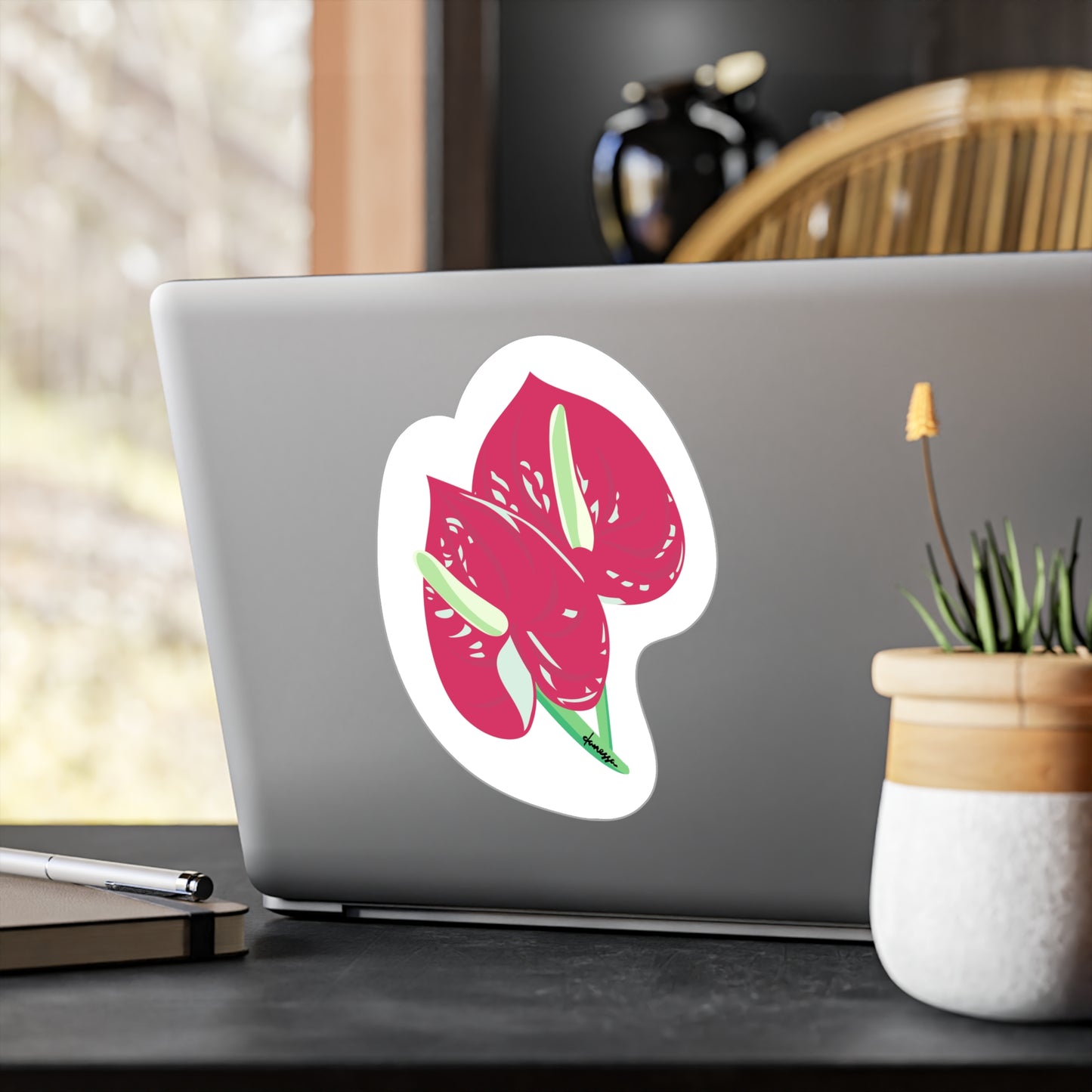 Anthurium Decal Sticker