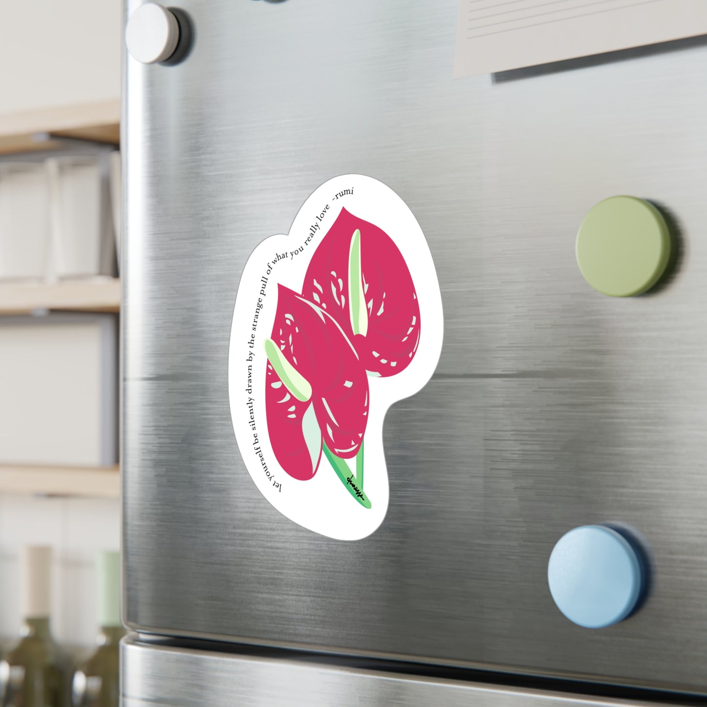 Anthurium Decal Sticker