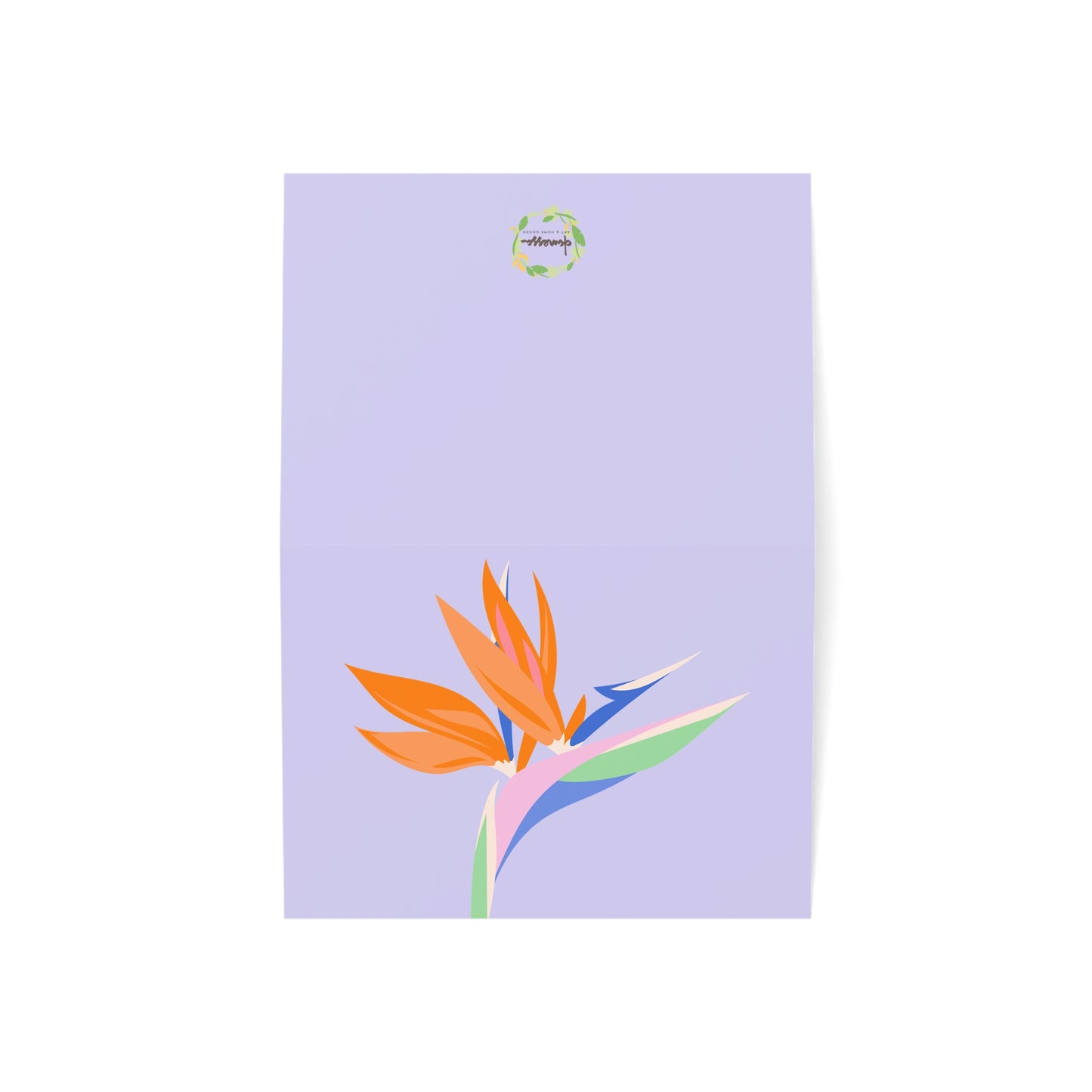 Tropical Flowers Greeting Cards - Birds of Paradise