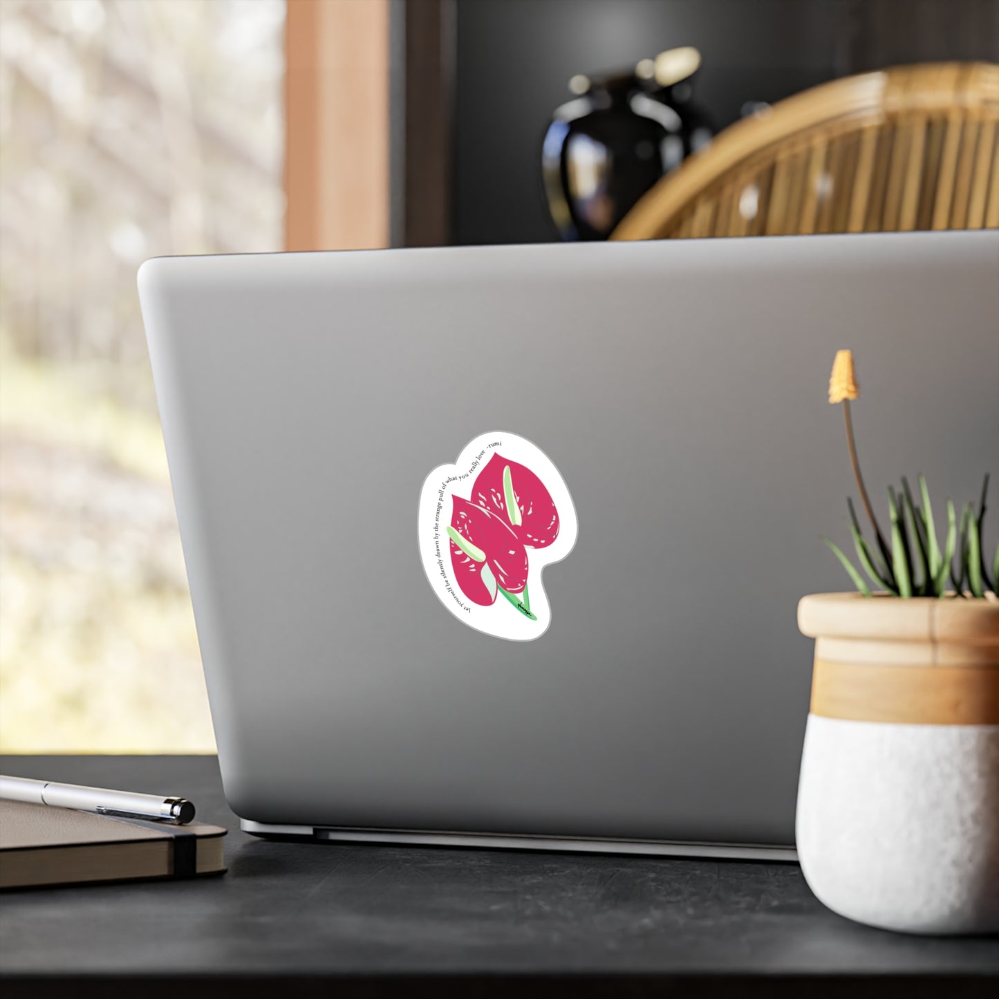 Anthurium Decal Sticker