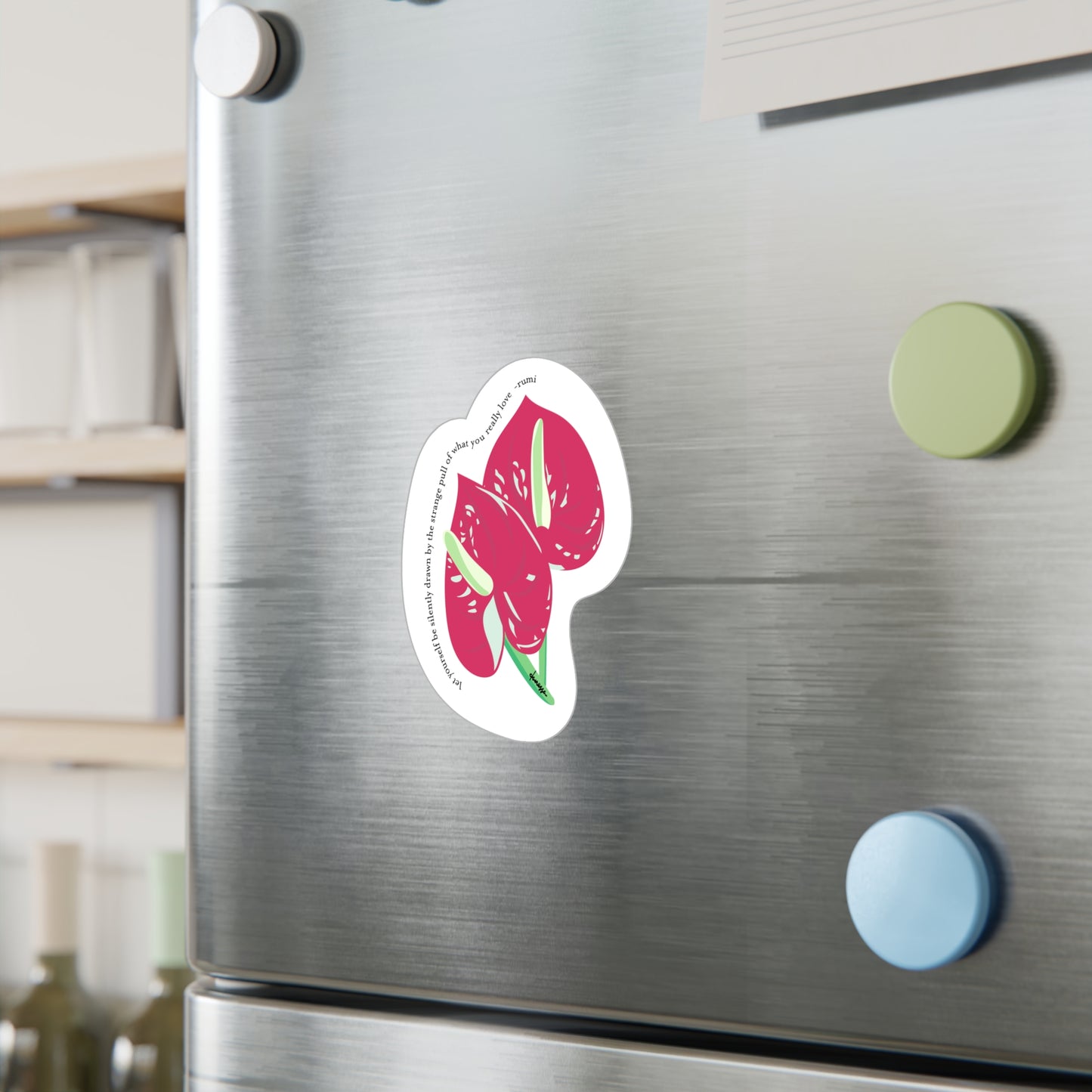 Anthurium Decal Sticker