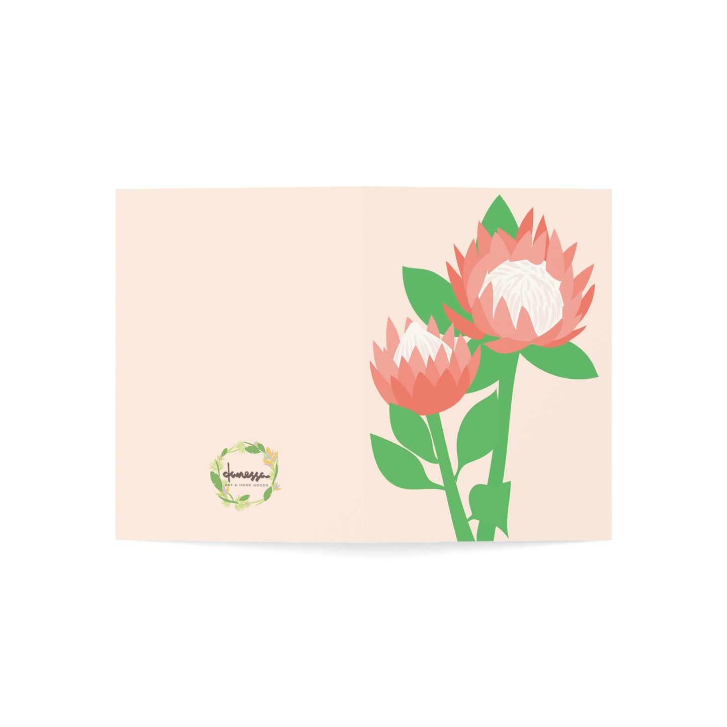 Tropical Flowers Greeting Cards - Protea 1, 10, 30, 50pcs