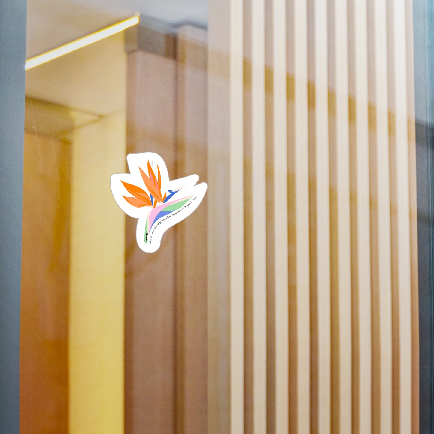 Birds of Paradise Decal Sticker