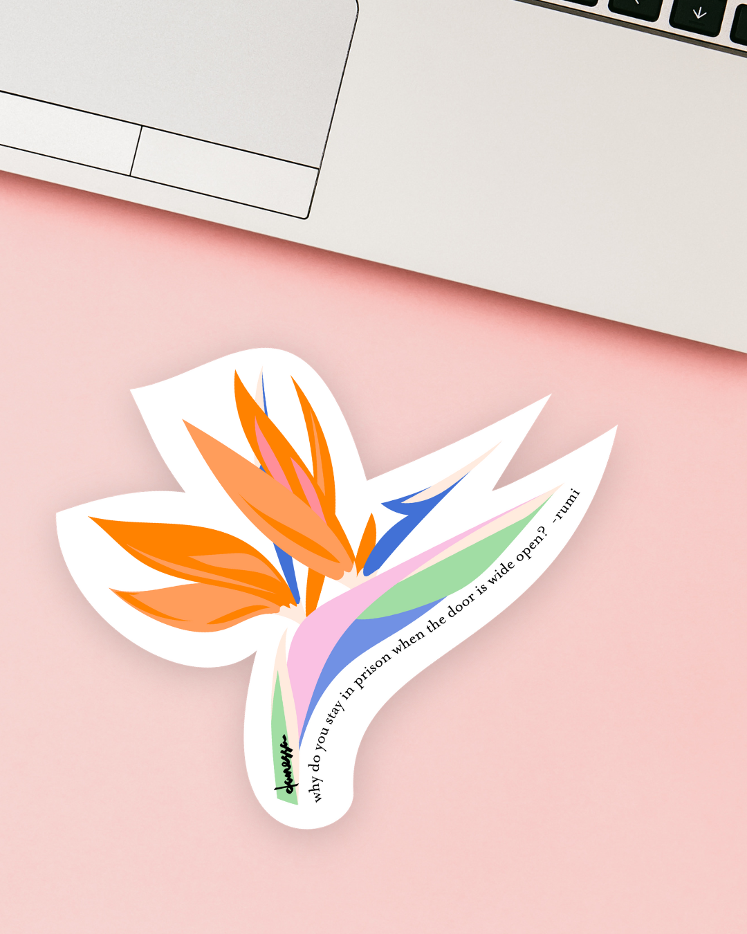 Birds of Paradise Decal Sticker