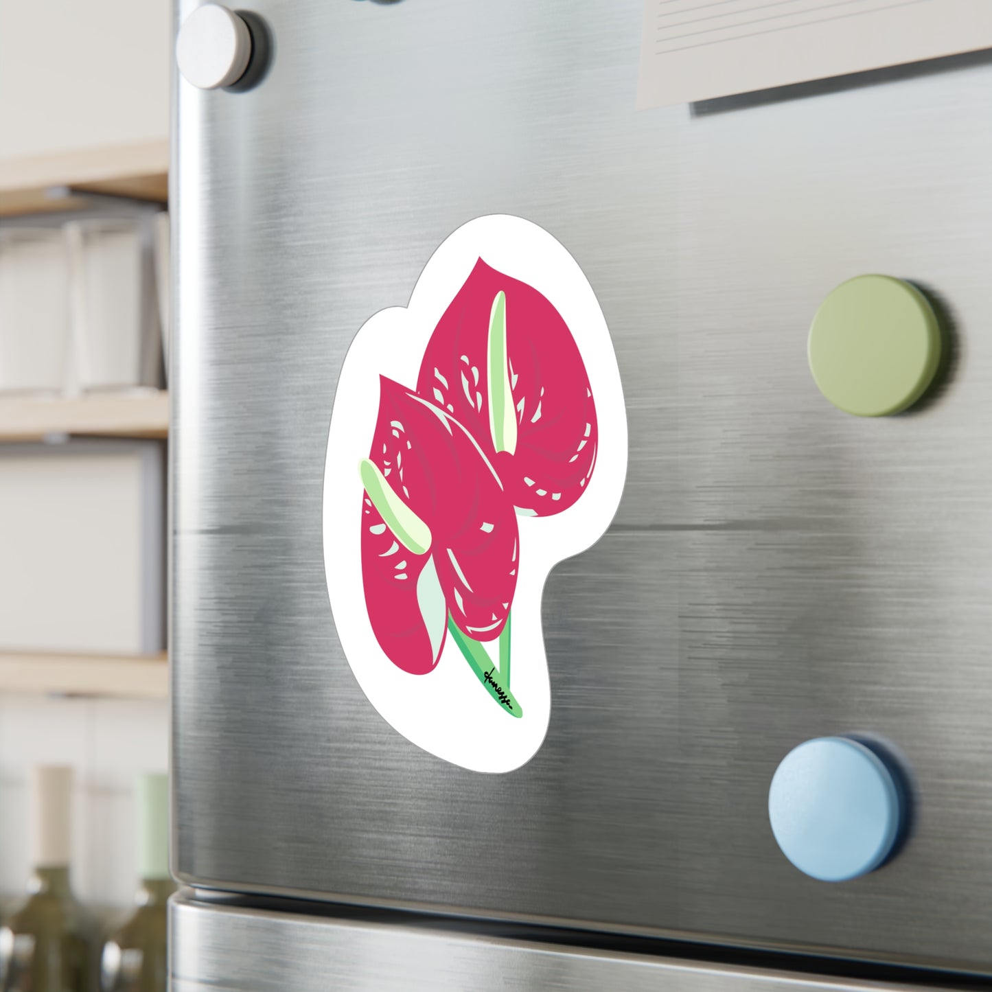 Anthurium Decal Sticker