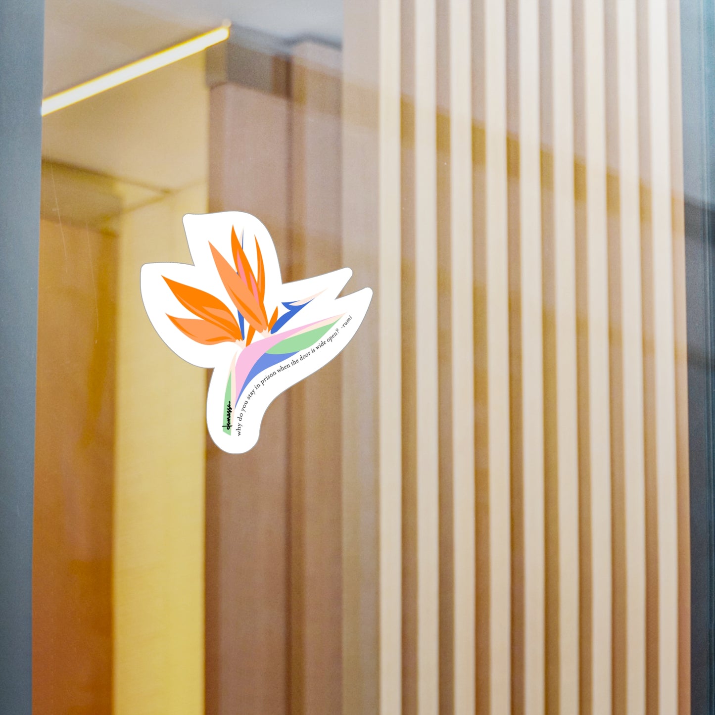 Birds of Paradise Decal Sticker