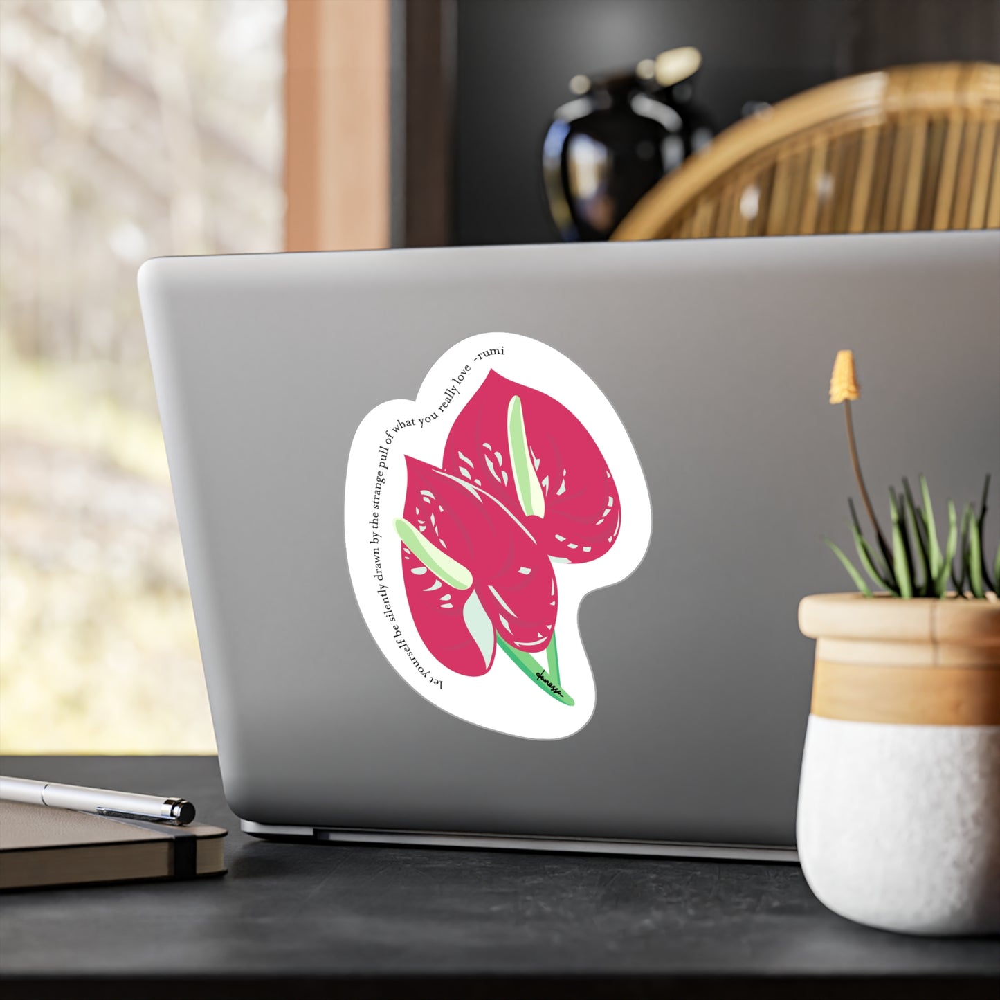 Anthurium Decal Sticker