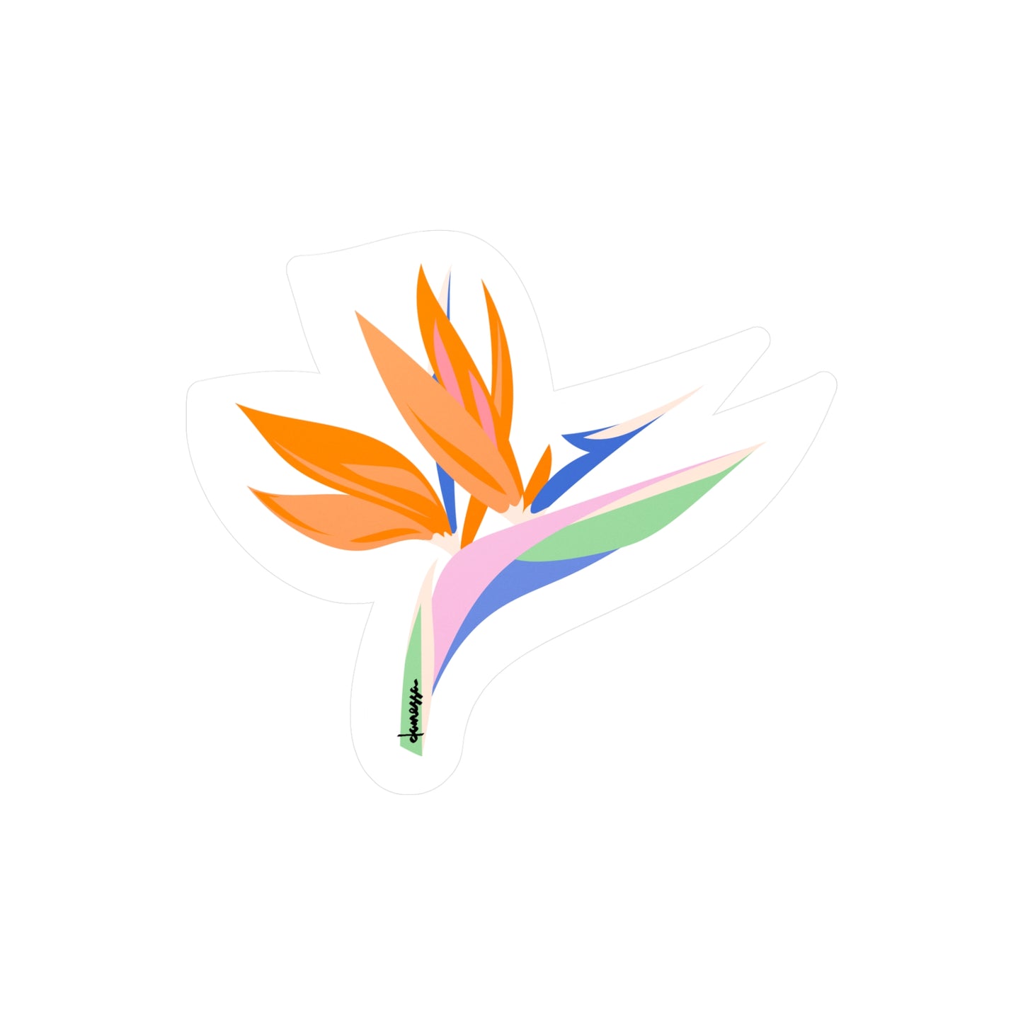 Birds of Paradise Decal Sticker