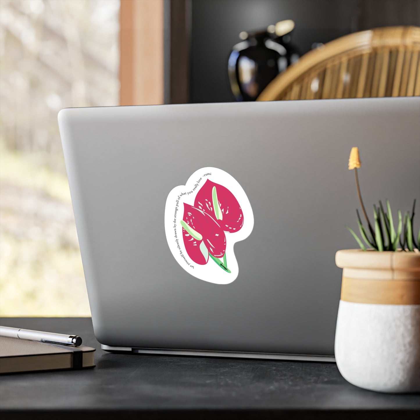 Anthurium Decal Sticker