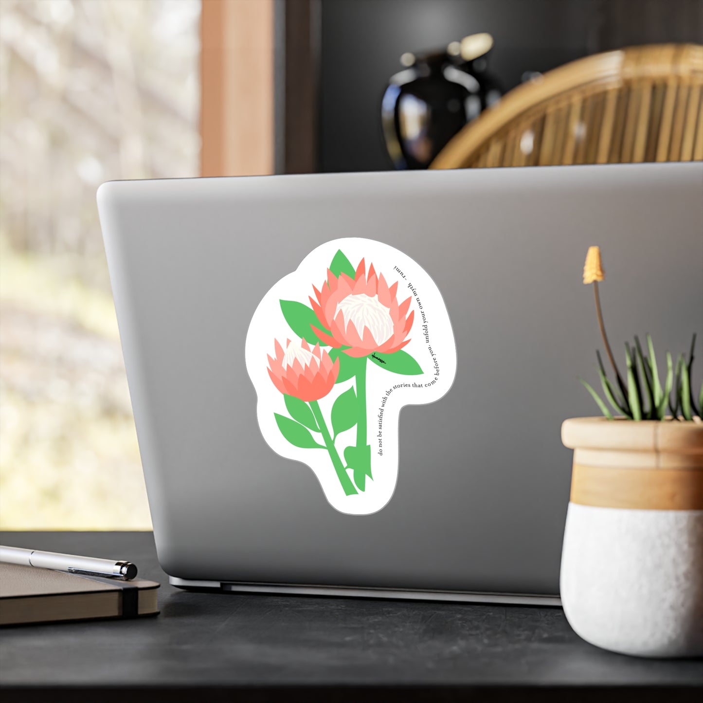 King Protea Decal Sticker