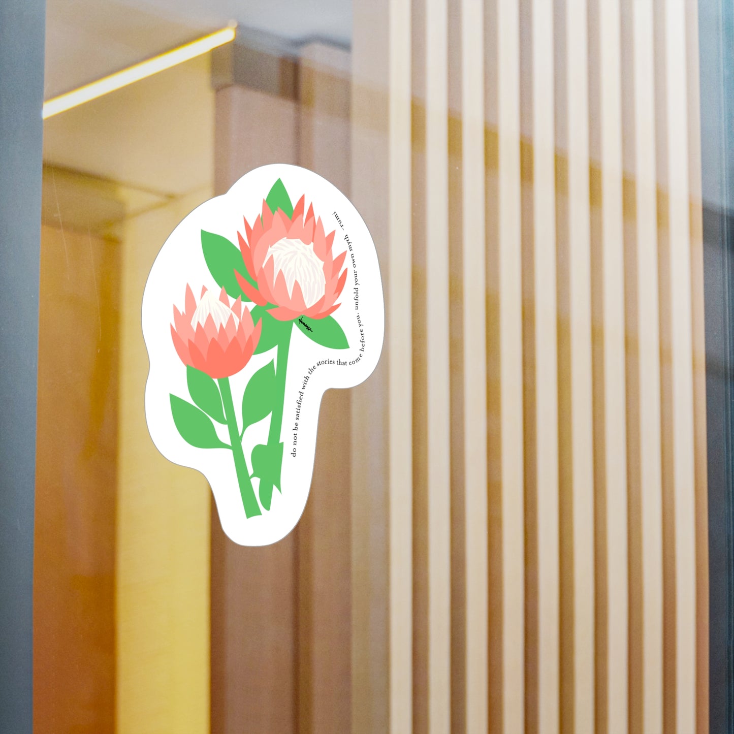 King Protea Decal Sticker