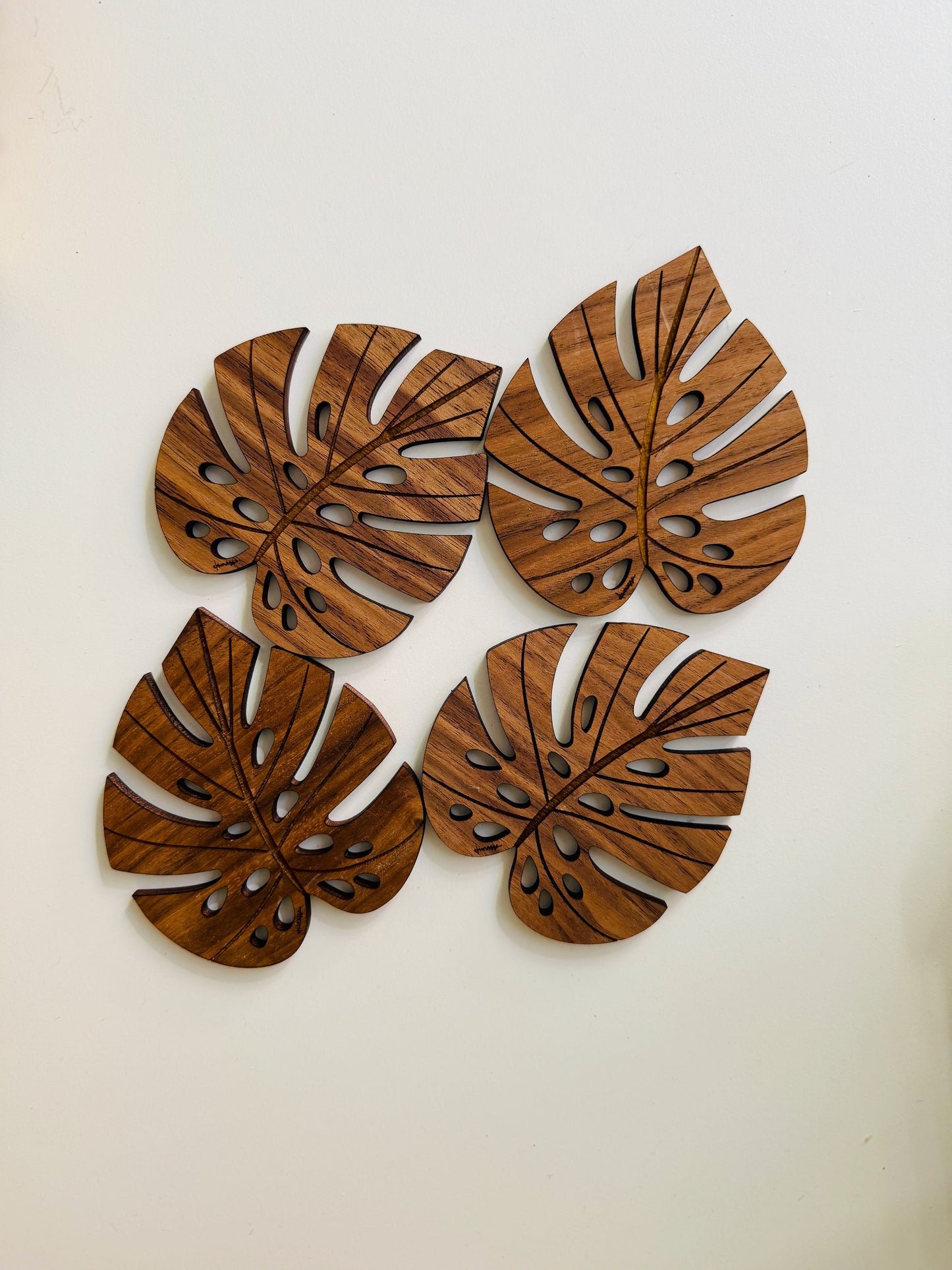 Modern Monstera Coasters