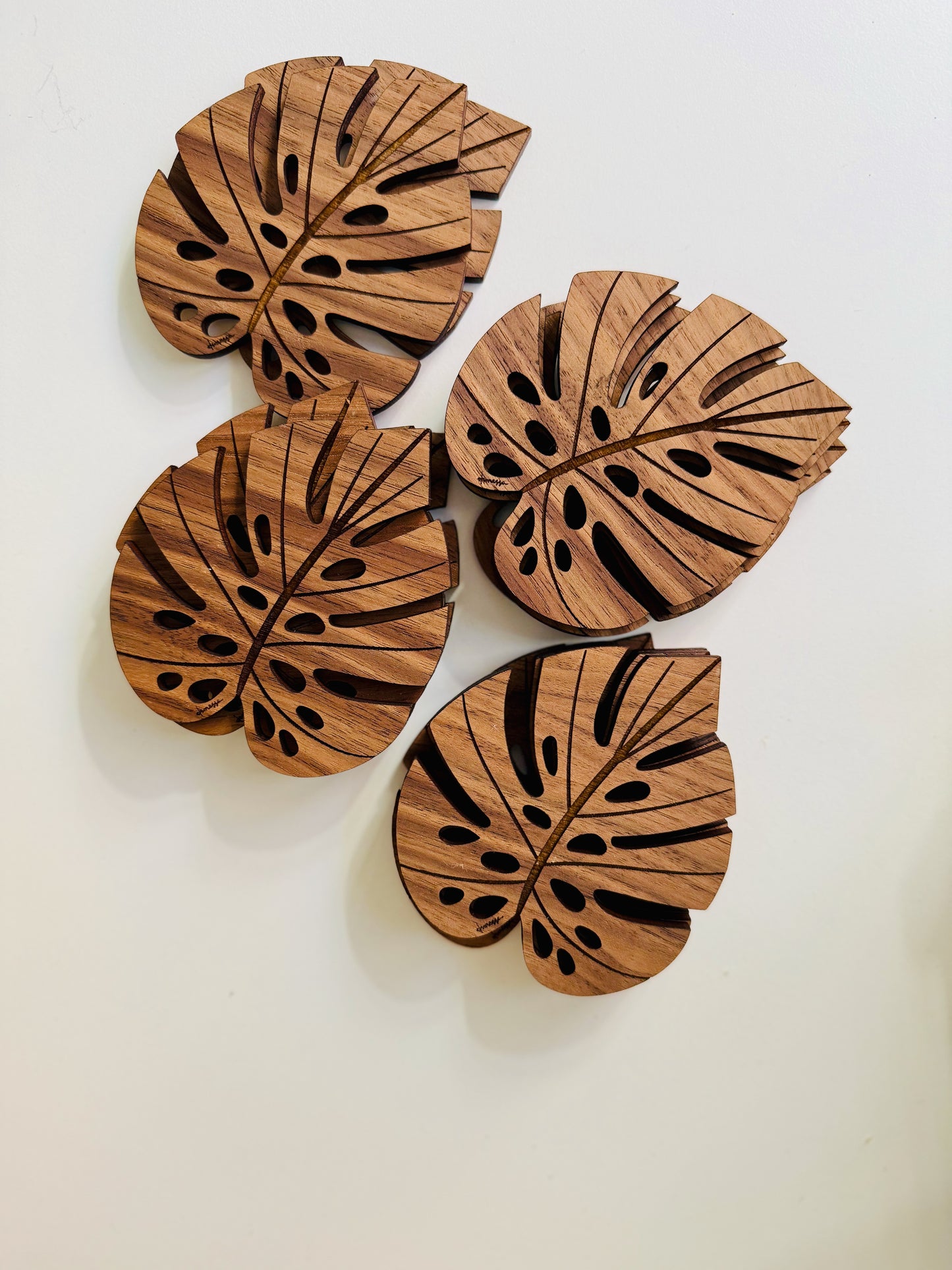 Modern Monstera Coasters