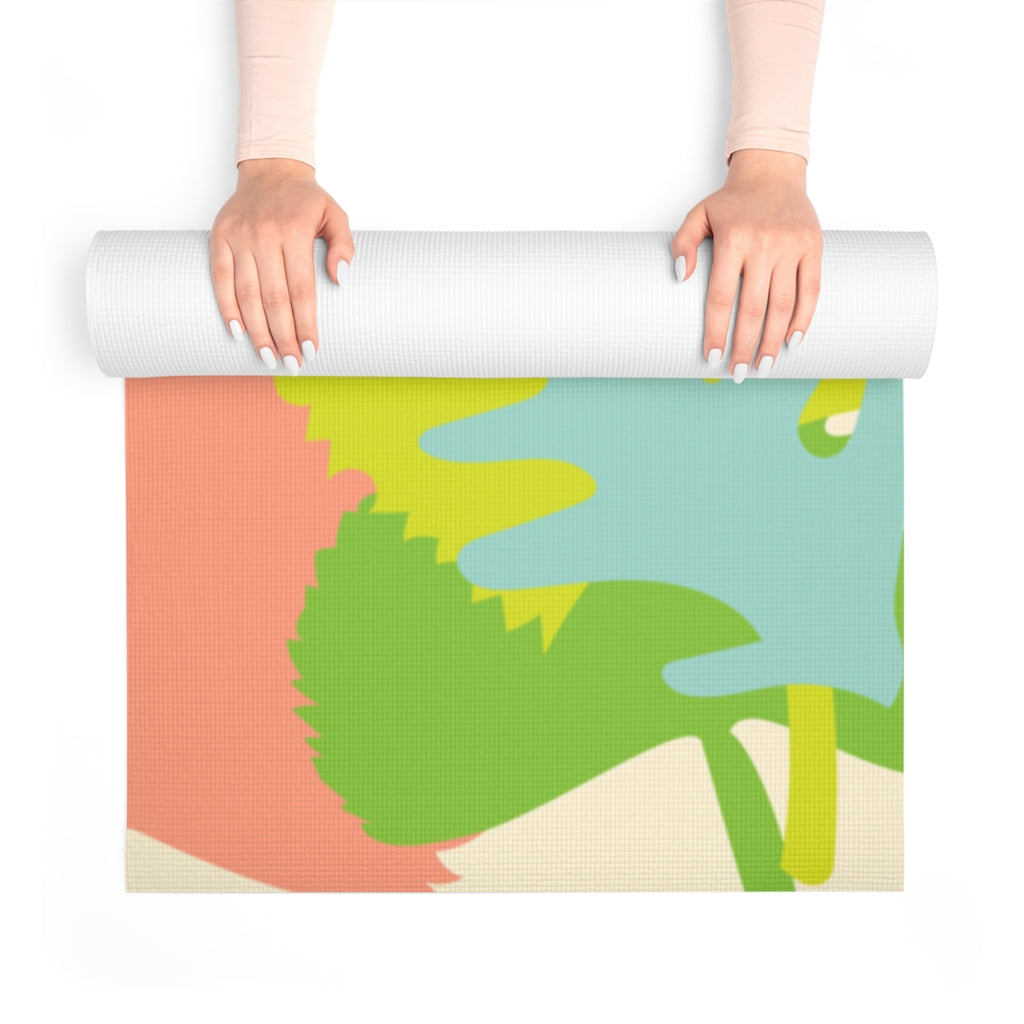 Leafy Yoga Mat