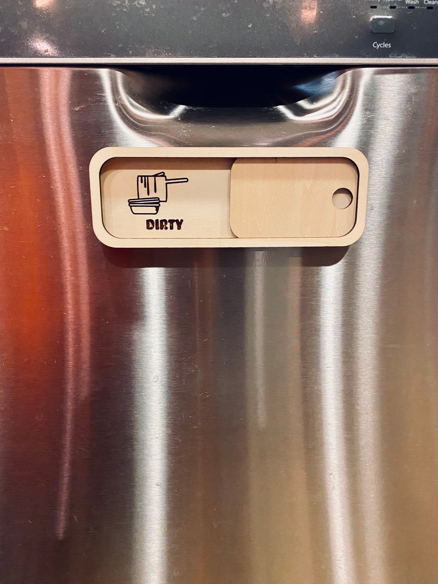 Wooden Dishwasher Sign