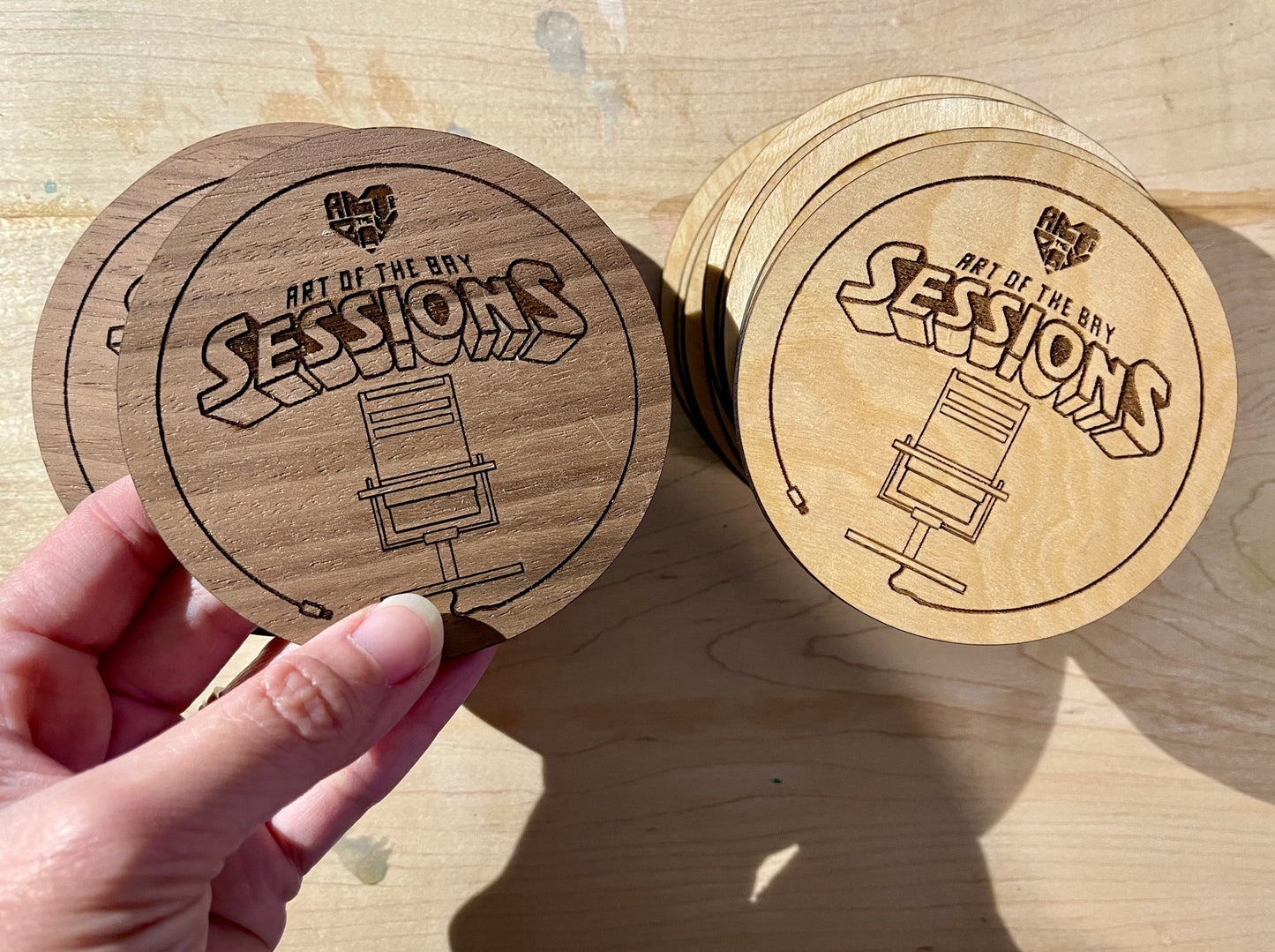 Custom Wood Coasters