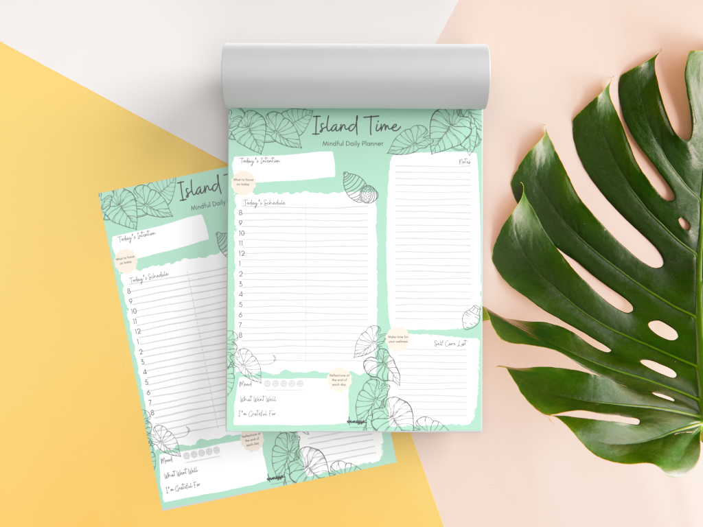 Island Time Mindful Daily Planner
