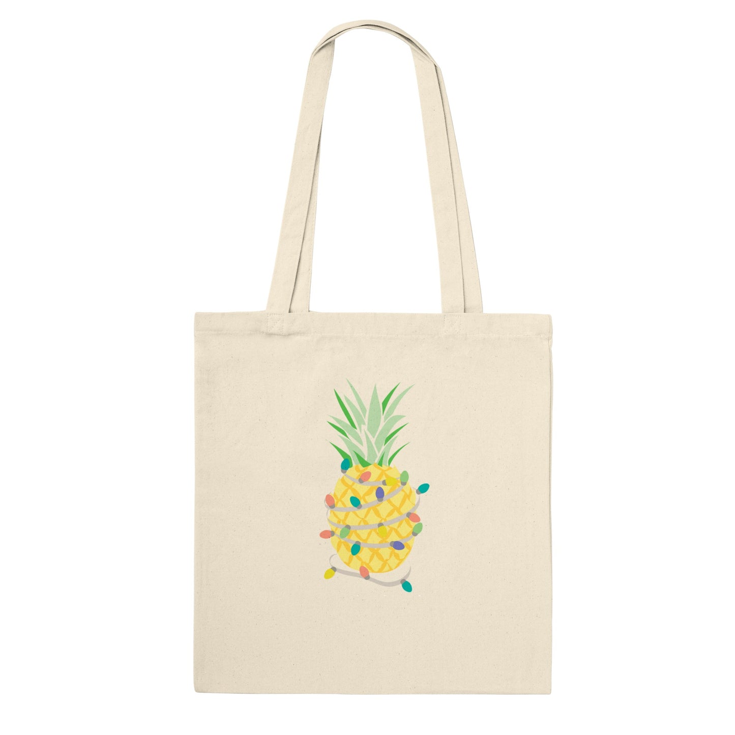 Holiday Pineapple Tote Bag