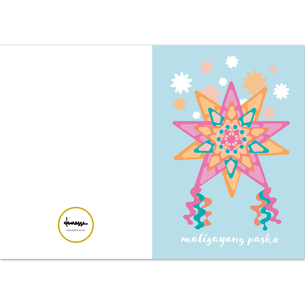 Maligayang Pasko Lantern (Set of 10) Holiday Cards