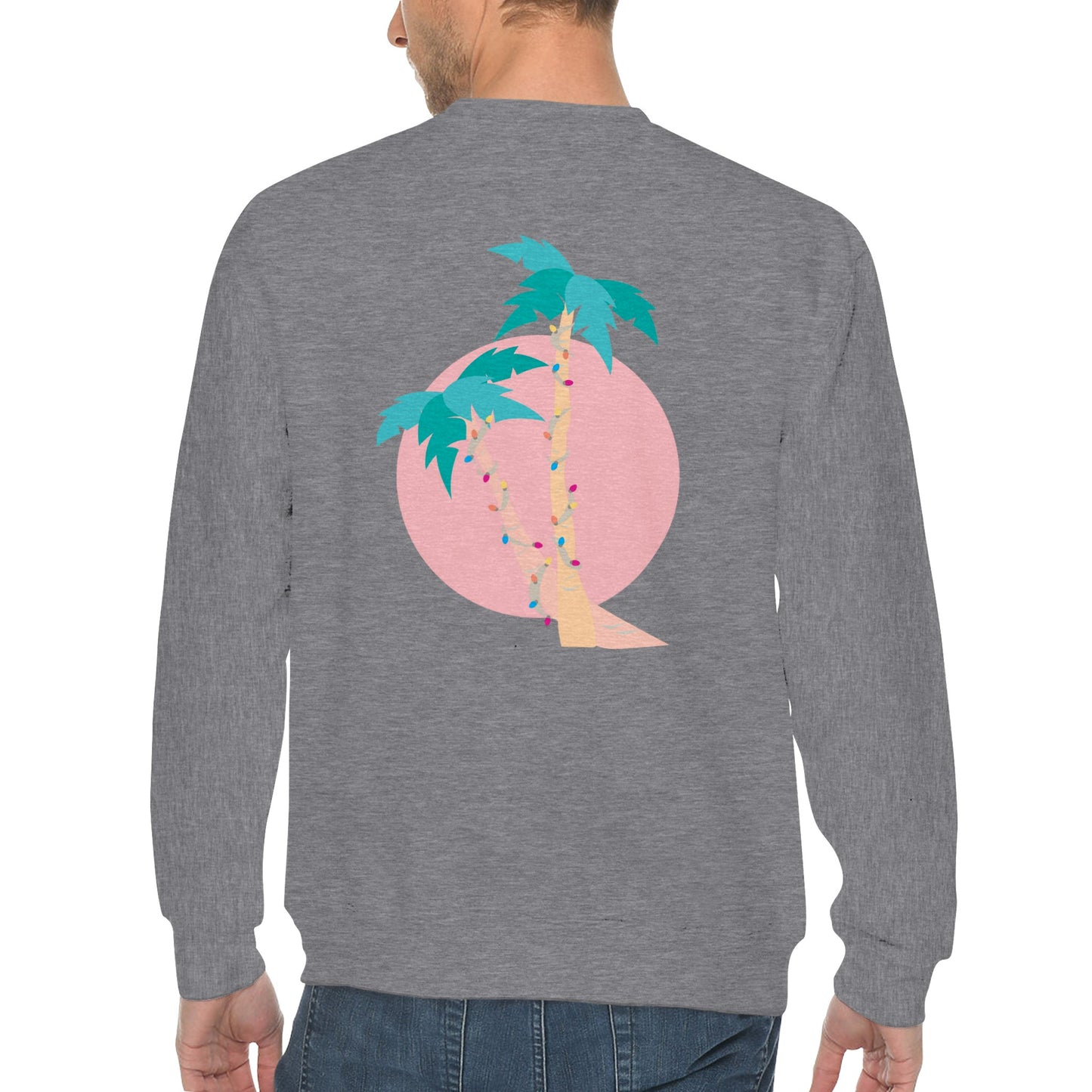 Tropical Palm Trees Crewneck Sweatshirt