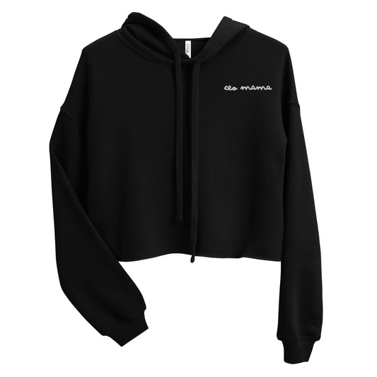 CEO Mama Crop Hoodie