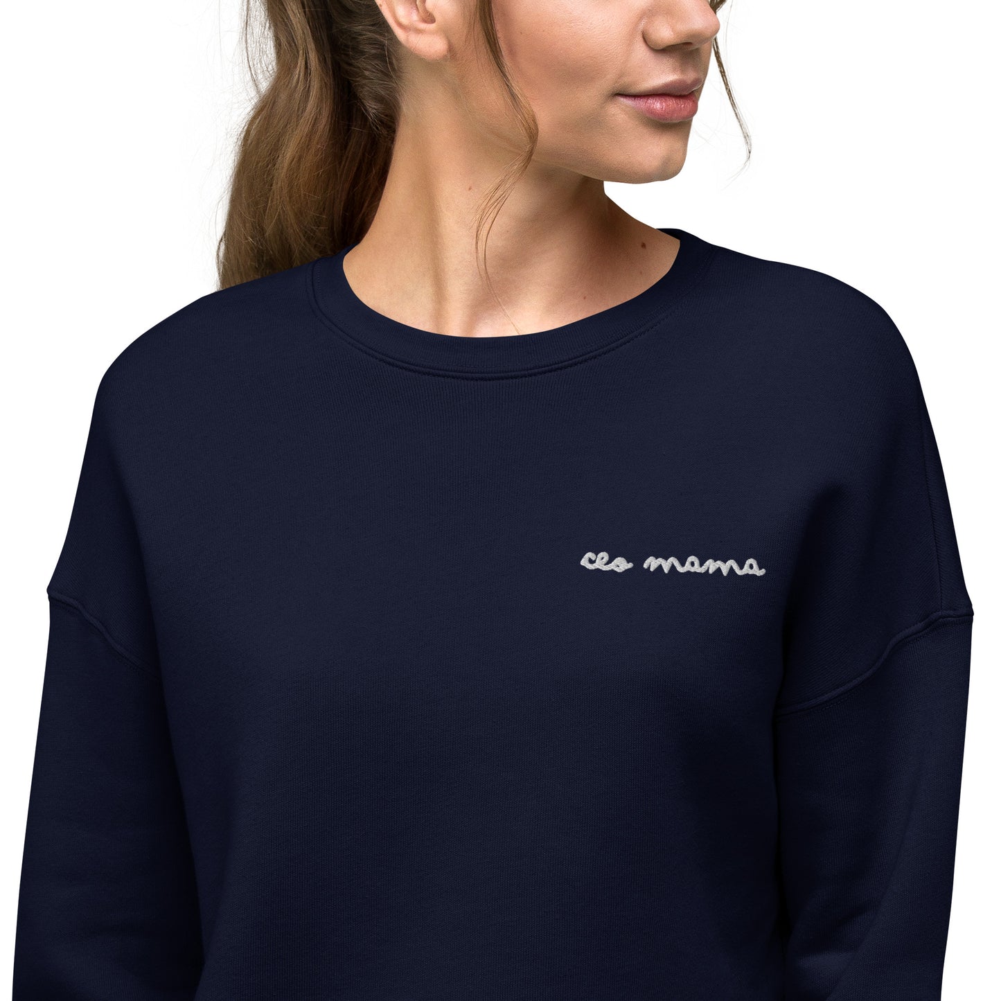 CEO Mama Crop Sweatshirt